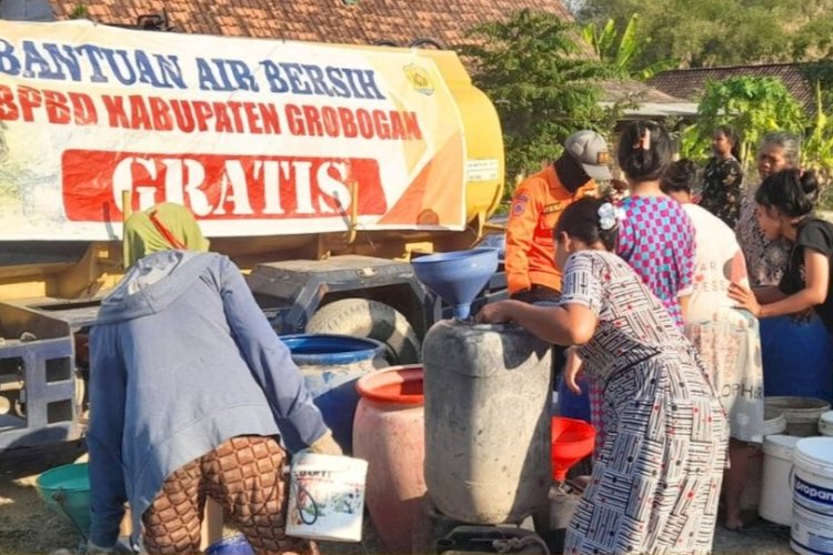 Bpbd Grobogan Sudah Salurkan Juta Liter Air Bersih Rmol Jateng