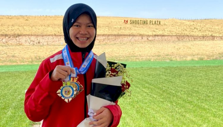 Atlet menembak Kota Semarang, Arista Perdana Putri Darmaya/ist