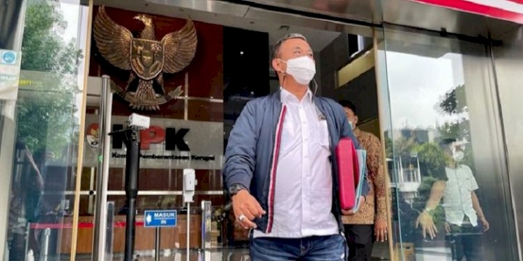 Ketua DPRD DKI Prasetio Edi Marsudi usai jalani pemeriksaan di KPK/Ist
