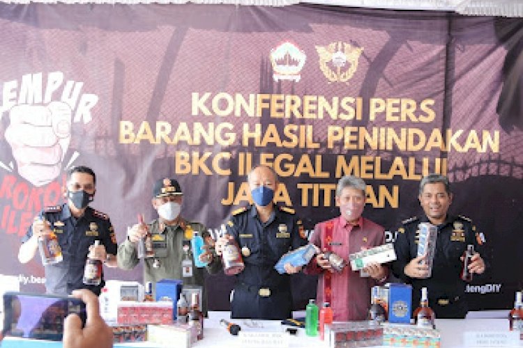 Bea Cukai Berhasil Amankan Rokok Llegal Dengan Modus Pengiriman Melalui