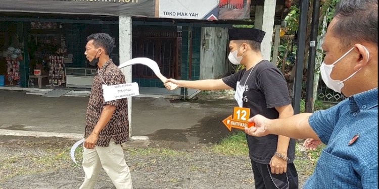 Gelar Reka Ulang, Tersangka Tawuran Akui Bacok Korban - RMOL JATENG