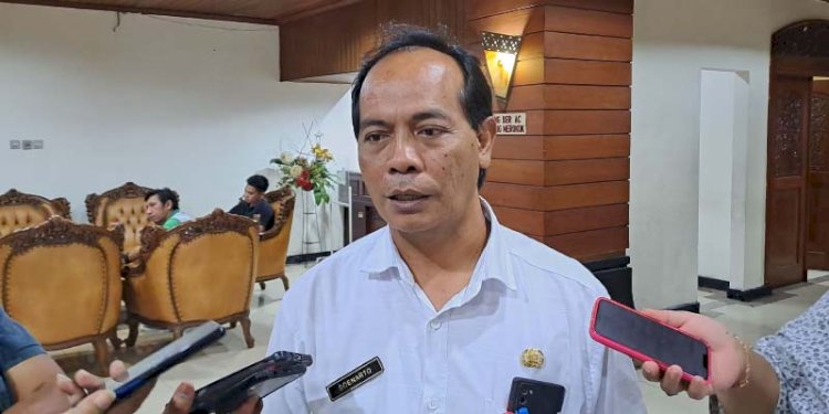 Kepala Diskominfo Kota Semarang, Soenarto saat diwawancara, Kamis (7/9). RMOL Jateng 
