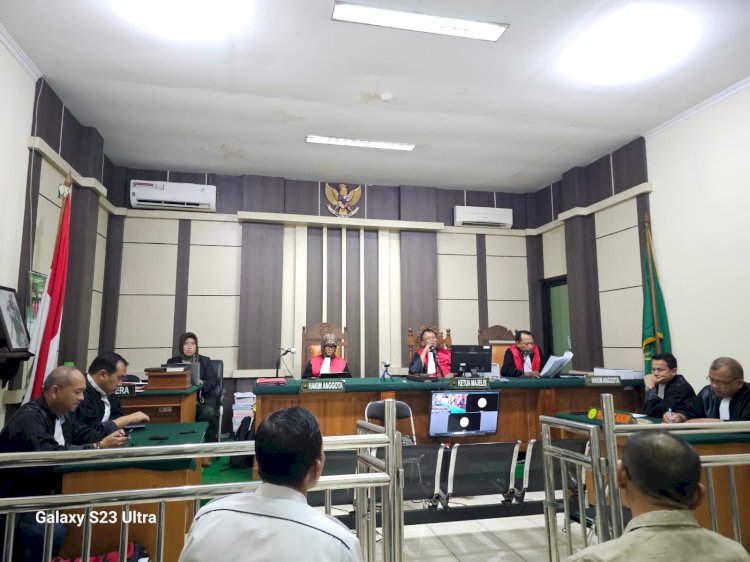Sidang pembacaan putusan Pengadilan Negeri Tipikor Semarang, Rabu (31/1) sore. Rubadi/Dok.RMOLJateng