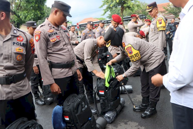 56 Personil Polres Salatiga Siap Amankan TPS Di Kebumen Dan Brebes ...