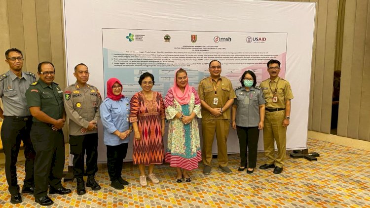 Kota Semarang Adakan Peluncuran USAID BEBAS-TB Dan Penyusunan Rencana Kerja Terpadu Penanggulangan TBC, Senin (19/02). Foto: Wahyu Sulistiyawan/RMOLJateng 