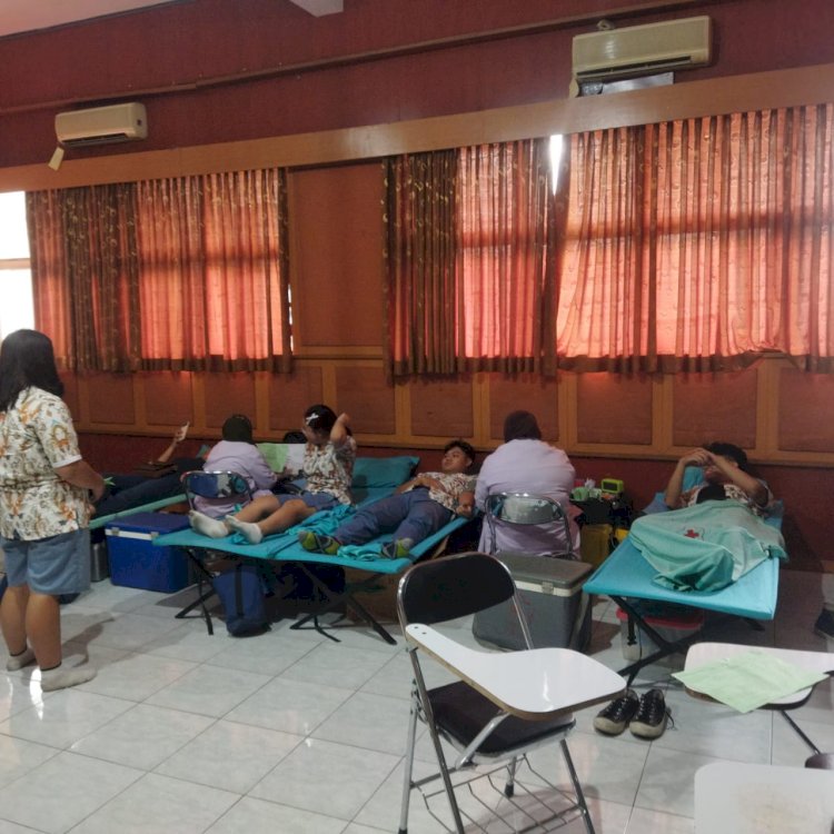Kegiatan Donor Darah PMI Kota Solo. Dian Tanti Burhani/RMOLJateng
