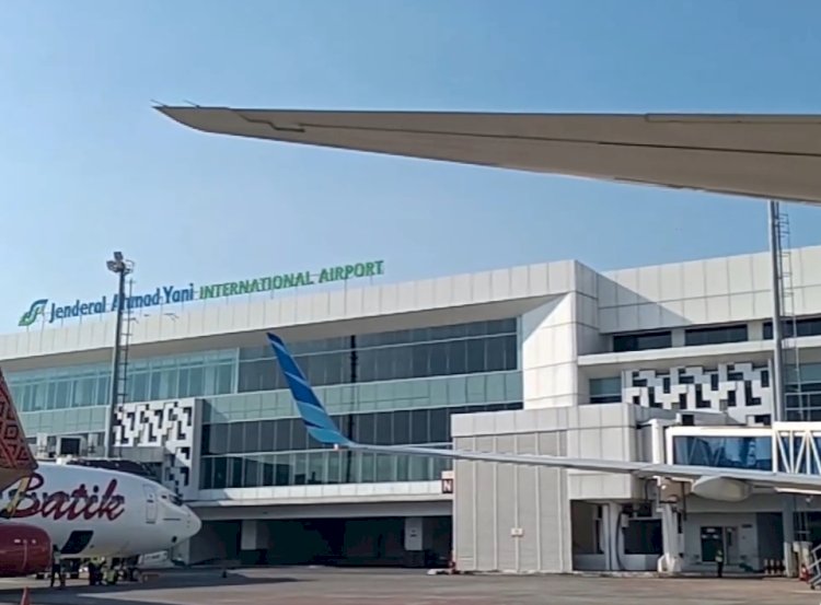 Bandara Ahmad Yani Dan Adi Soemarmo Adalah Dua Bandara Yang Statusnya Dicabut Menjadi Domestik. Dokumentasi/RMOLJawaTengah