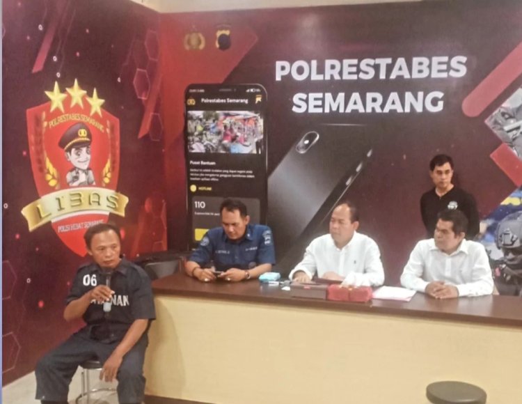 Pelaku pencabulan bocah usia 15 tahun berhasil diringkus Unit Reskrim Polrestabes Semarang setelah empat kali lakukan aksi bejatnya terhadap korban. Dicky Aditya/RMOLJateng