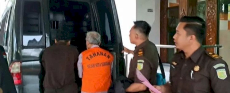 Mantan Lurah Sawah Besar ditetapkan Kejaksaan Negeri Kota Semarang sebagai tersangka dugaan kasus mafia tanah. Dicky Aditya/RMOLJateng