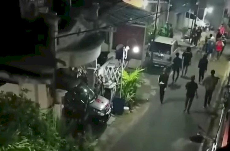 Gangster Di Banowati, Semarang Utara Masuk Ke Permukiman Namun Akhirnya Berhasil Diamankan Polisi. Dicky A Wijaya/RMOLJawaTengah