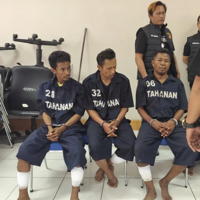 Tiga Pelaku Pencurian Spesialis Rumah Kosong Di Semarang Berhasil Diamankan Tim Jatanras Polrestabes Semarang Di Jawa Barat. Dicky A Wijaya/RMOLJawaTengah