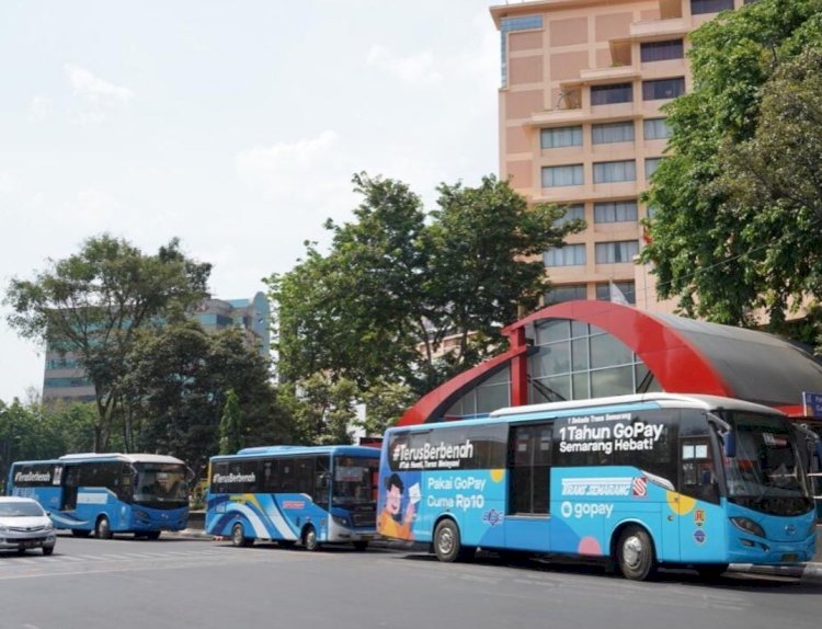Pemkot Semarang Rencanakan Bakal Buat Jalur Khusus BRT Tahun 2025. Dicky A Wijaya/RMOLJawaTengah