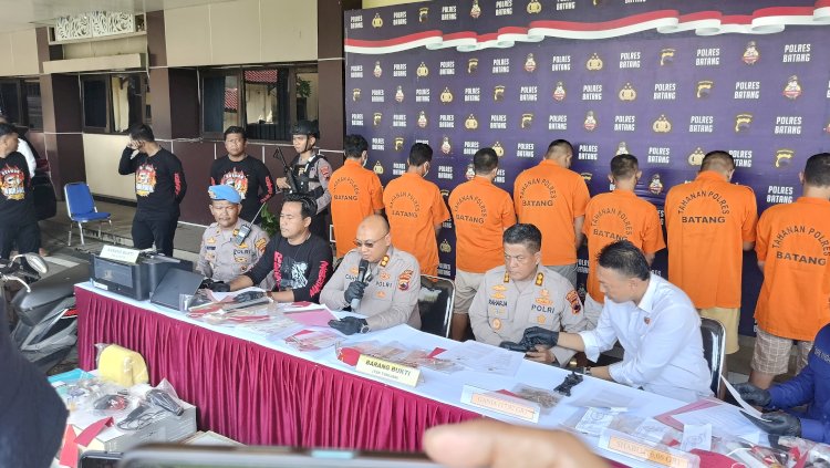 Berawal dari Dua Orang, Polres Batang Bekuk Tujuh Pengedar Narkoba dalam Waktu 20 Hari - RMOL JATENG