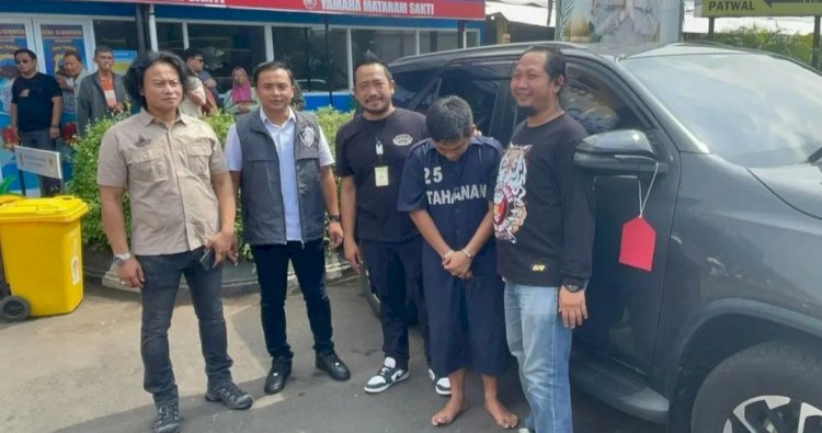 Pelaku pencurian Fortuner di tempat parkir RS Panti Wiloso Dr Cipto Semarang berhasil diamankan Unit Resmob Polrestabes Semarang. Dicky Aditya/RMOLJateng