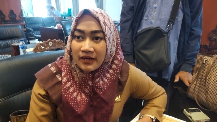 Tiara Puspita, Anggota DPRD Karanganyar Dari Partai Kebangkita Bangsa (PKB). Dian Tanti Burhani/RMOLJawaTengah