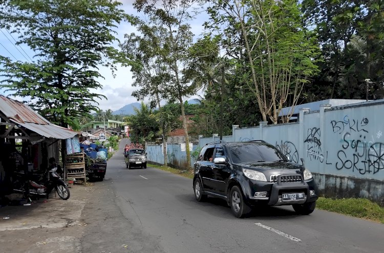 Ruas Jalan Payaman-Windusari Yang Akan Dilebarkan. Tri Budi H/RMOLJawaTengah
