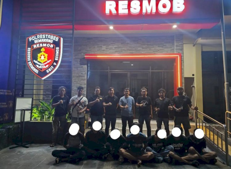 Polisi akan menyelidiki media sosial sering dijadikan tempat saling provokasi untuk tawuran gangster di Semarang. Dicky Aditya/RMOLJateng