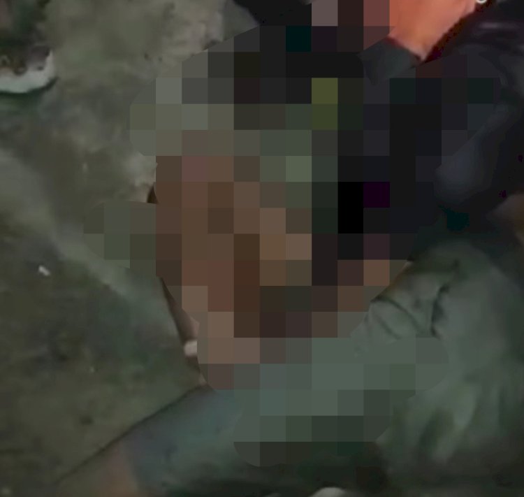 Video di media sosial instagram di beberapa akun memposting seorang anggota gangster dihajar massa dan menangis kesakitan. Istimewa