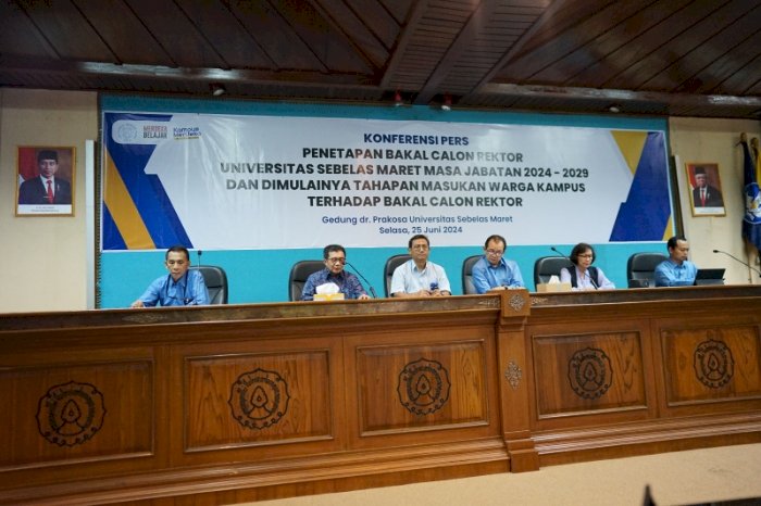 Majelis Wali Amanat (MWA) Universitas Sebelas Maret (UNS) Surakarta telah menetapkan lima Bakal Calon Rektor. Dian Tanti/RMOLJateng