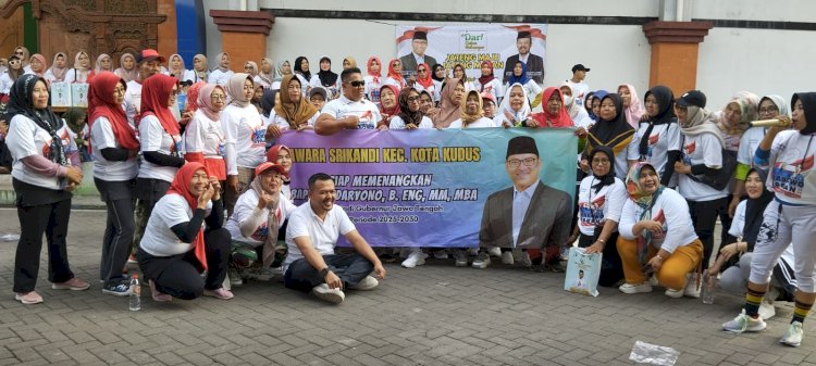 Relawan Jawara Srikandi dan Bolone Mas Sulis mendeklarasikan dukungan kepada Sudaryono maju sebagai Cagub Jateng. Arif Edi Purnomo/RMOLjateng
