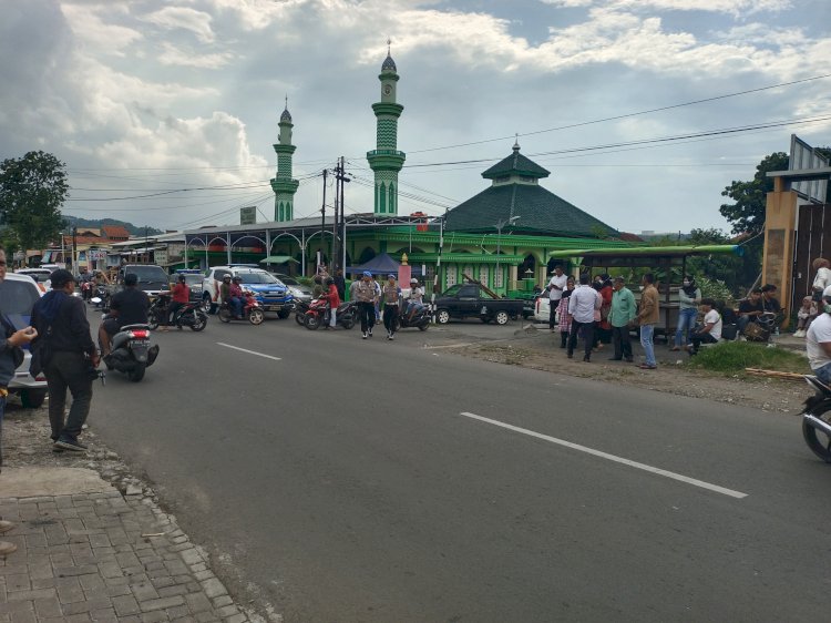 Rekonstruksi kasus penembakan pelajar di Semarang, Senin (30/12). Dicky Aditya/RMOLJateng